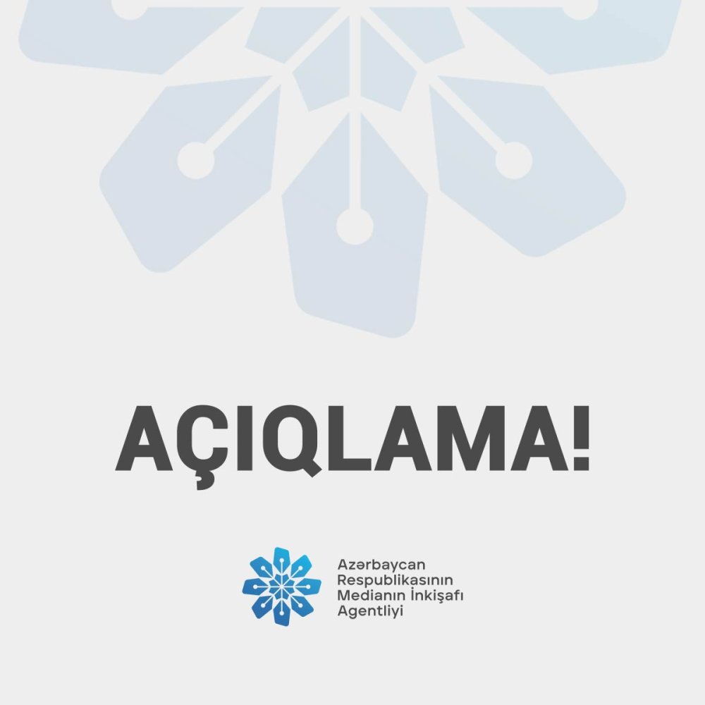 Azerbaycan Respublikasinin Medianin Inkisafi Agentliyinin Avstriyanin “Der Standard” qezetinde 21.10.2023-cu il tarixinde derc olunmus saxta xeber (“feyk nyus”) esasli material barede aciqlamasi