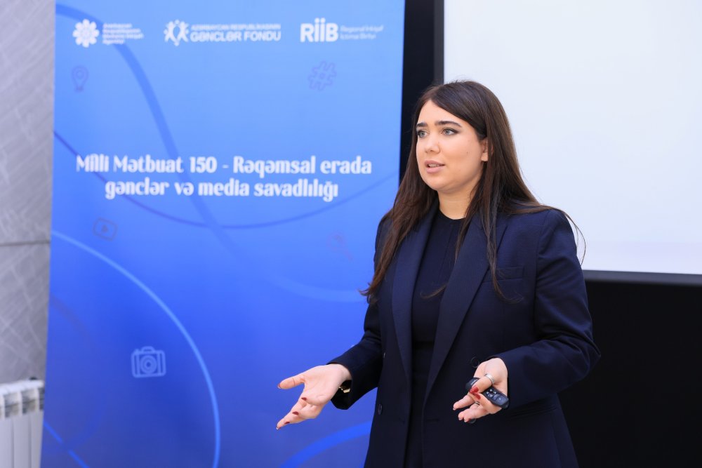 &ldquo;Milli Metbuat 150 &ndash; Reqemsal erada gencler ve media savadliligi&rdquo; layihesi cercivesinde Samaxi seherinde gorus kecirilib.